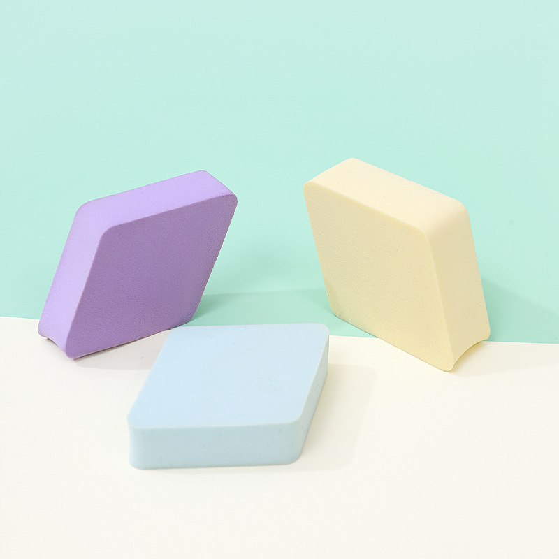 Fábrica personalizada esponja de maquillaje super suave huevo de maquillaje no comer polvo de diamante polvo de aire almohadilla de maquillaje huevo de polvo de base de polvo de polvo