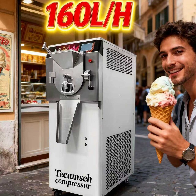 Intelligent Large-Capacity Hard Ice Machine 160L Commercial Ice Cream Making Machine Haagen-Dazs Same Ice Cream Making Machine