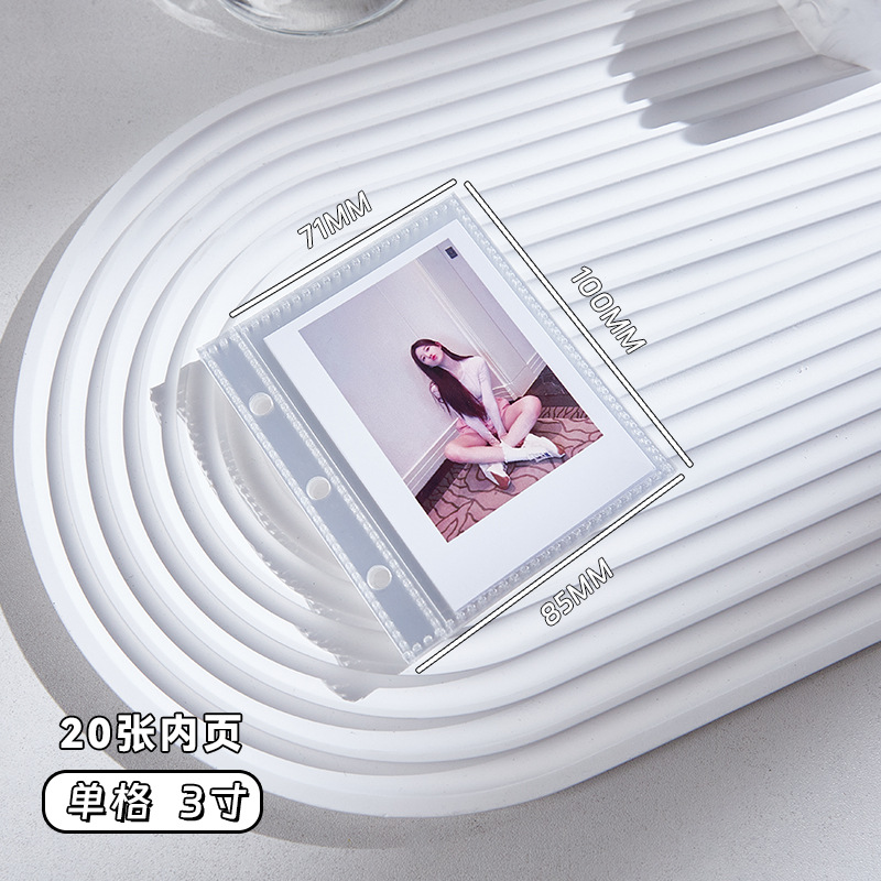 Nuevo libro de tarjetas de vaqueros de empalme de viento un Gongge mini álbum de fotos de alto valor de 3 pulgadas álbum de tarjetas pequeñas