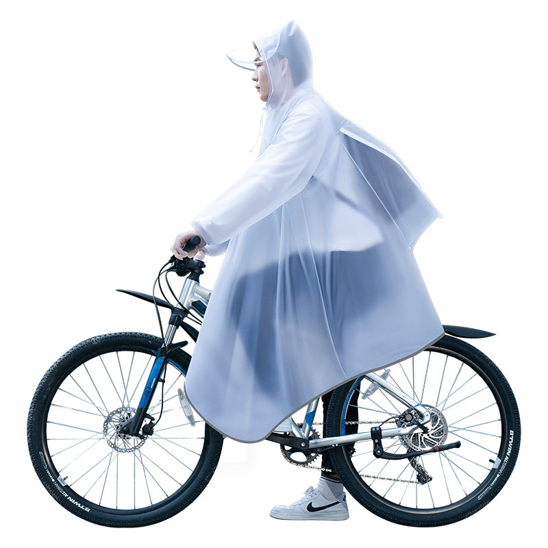 自転車に乗るレインコート山地学生男性専用のシングル全身防豪雨レインコートpvcリュックサック女性ロングタイプ|undefined