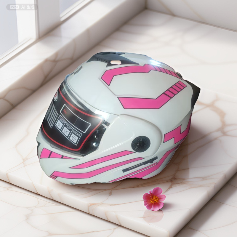 Motosiklet kaskı (dəbilqə), Diàndòngchē Helmet - water-transfer-print-m