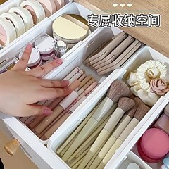 引き出し内蔵収納ボックス、小型カード、化粧品、文具、伸縮式仕切り板、整理ボックス