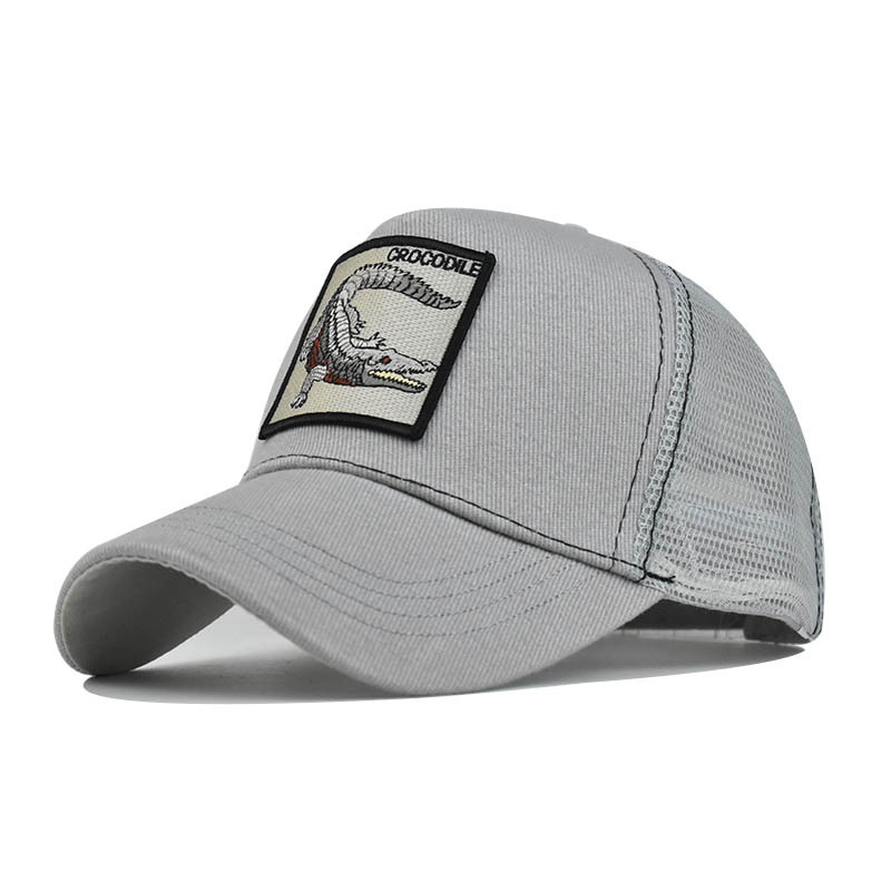 Embroidered Animal Cotton Net Cap Women's Baseball Cap Men's Outdoor Sports Cap Duck Cap_voghion.com