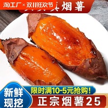 山东烟薯号蜜薯农家沙地烤地瓜糖心红心榴莲番薯农科院山芋