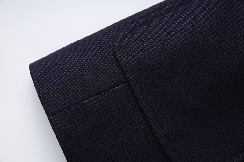 Blazer donna slim fit blu navy ricamato giacca formale ufficio_voghion.com