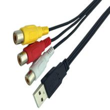 USB�D3RCAĸ�� AV���l��3rca USB A���D��ɏ��ĸ�^�~о��