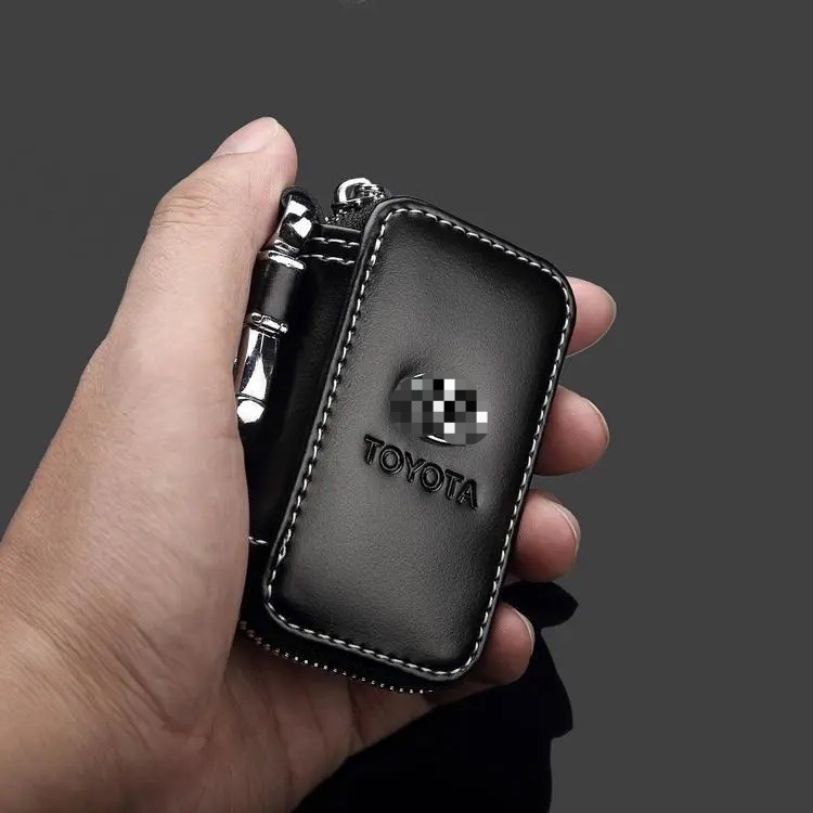 Suitable for Toyota Corolla Camry Crown Ralink Reiz Highlander Rav4 Leather Car Key Bag