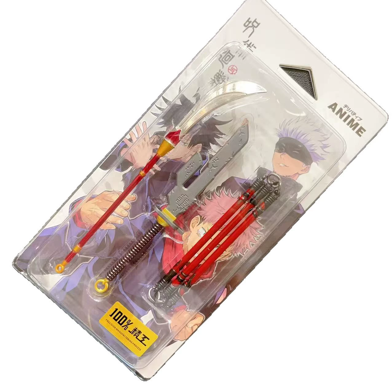 Игровой периферийный алюминиевый оружие модель Genshin Impact костюм Волчья погибель Дракон Нунчак Доулу континент модель