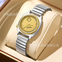 千禧年原创正品手表男女款日系中古风弹簧式小众复古情侣石英腕表