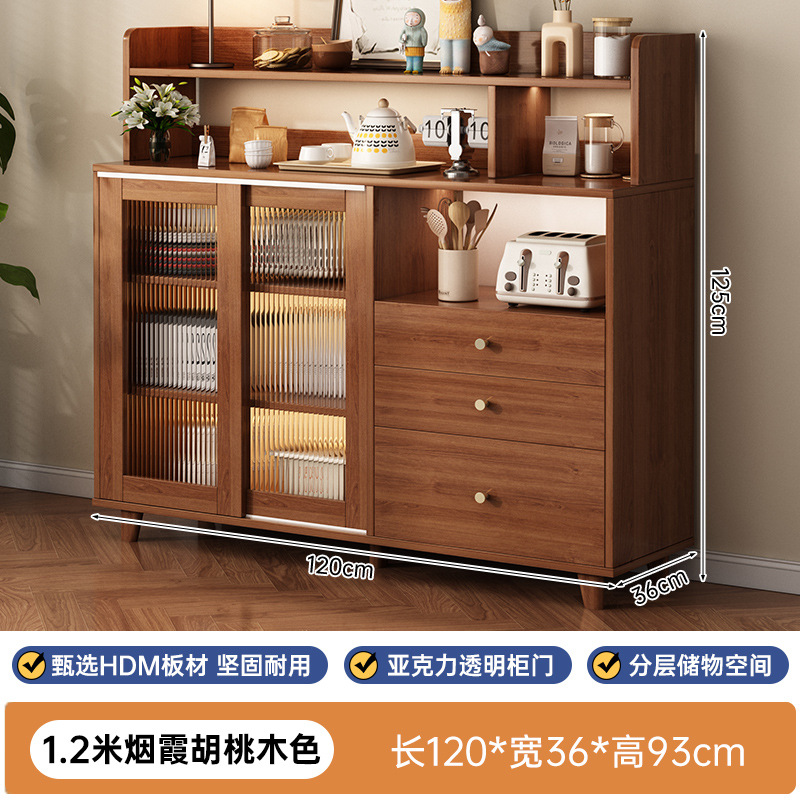 armario de comedor contra la pared armario de almacenamiento integrado armario de estilo japonés armario de almacenamiento de cocina doméstica armario de almacenamiento armario simple armario