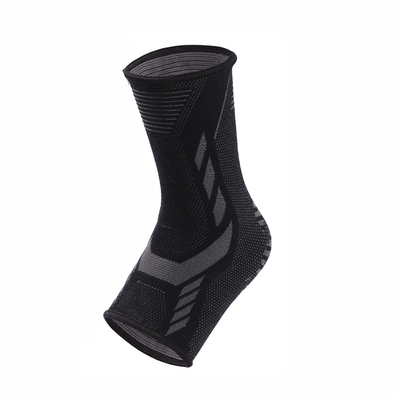 Deportes Fitness protección de tobillo de punto con protección de tobillo de cobre de cuatro lados nylon elástico deportes protección de tobillo cobre Ion cálido transpirable correr