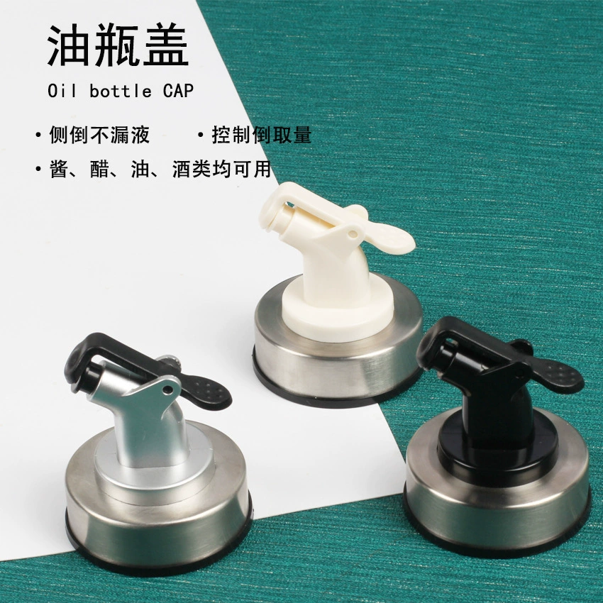 Пресс Тип Крышка Бутылки Масла Кухня Соус Крышка Бутылки Уксуса Масло Pourer Ресторан Соус Бутылка Уксуса Масло Pourer