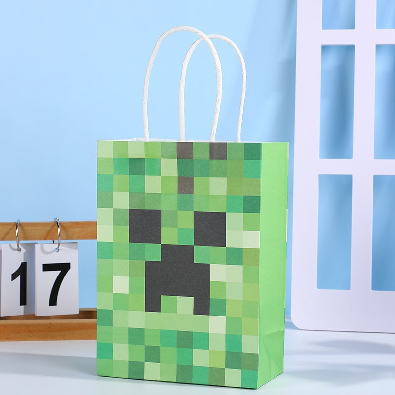 Bolsas de regalo de cumpleaños, bolsas de cartón cartón, bolsas de embalaje para llevar, bolsas de embalaje de regalo de fiesta para niños, bolsas de mano