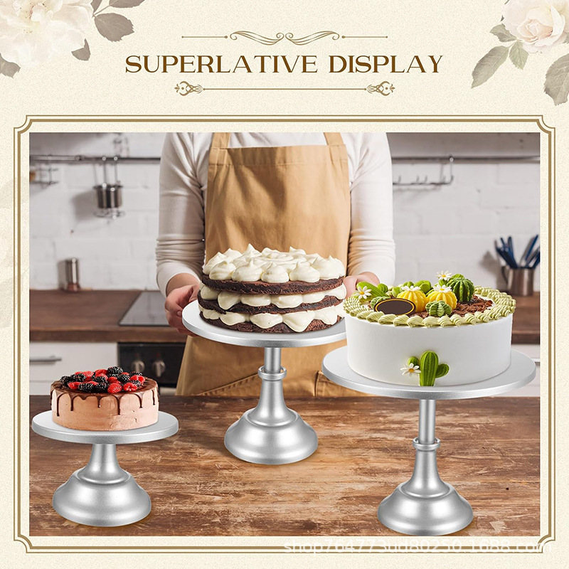 Amazon Venta caliente soporte de exhibición decoración pastel postre pastelería bandeja comida fría romper soporte de mesa té de la tarde