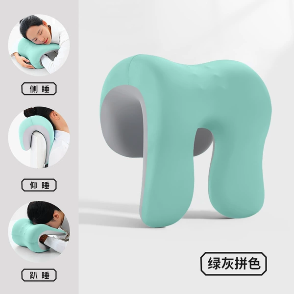 [Comfortable back sleeping style·Napping care]✅[Green and gray]