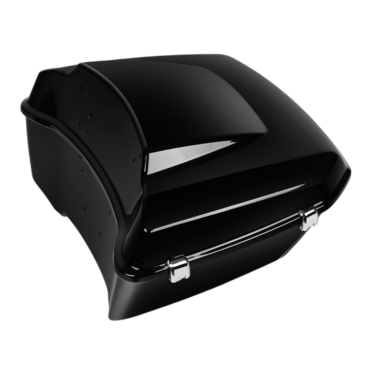 Suitable for Harley-Davidson Street Glide, Road Glide, and CVO models; aftermarket rear luggage rack and storage box for Street Glide and Road Glide models, 24-26 inches