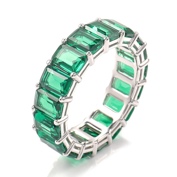 10k gold + emerald ring