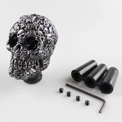 shift knob, personalized skull-shaped: Cab and accessories