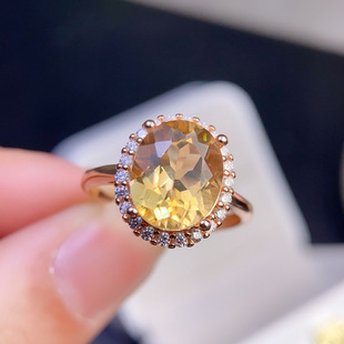 ��Ȼ��ؔ�Sˮ����ָ �������ʯҎ��9*11mm s925���y�18k����