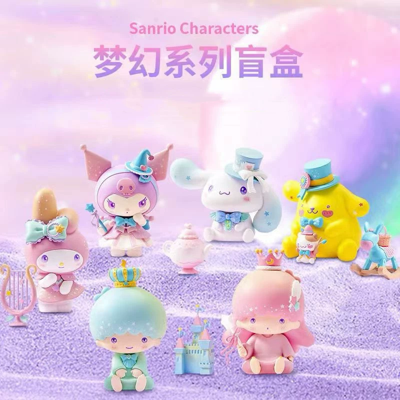 Серия Sanrio Fantasy Meladi, слепой бокс, Curomi, подвеска-брелок, настольная фигурка-качалка