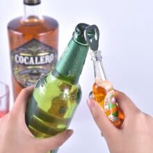 跨境青岛新款旅游特色纪念品啤酒瓶起子创意开瓶器冰箱贴吸铁代发