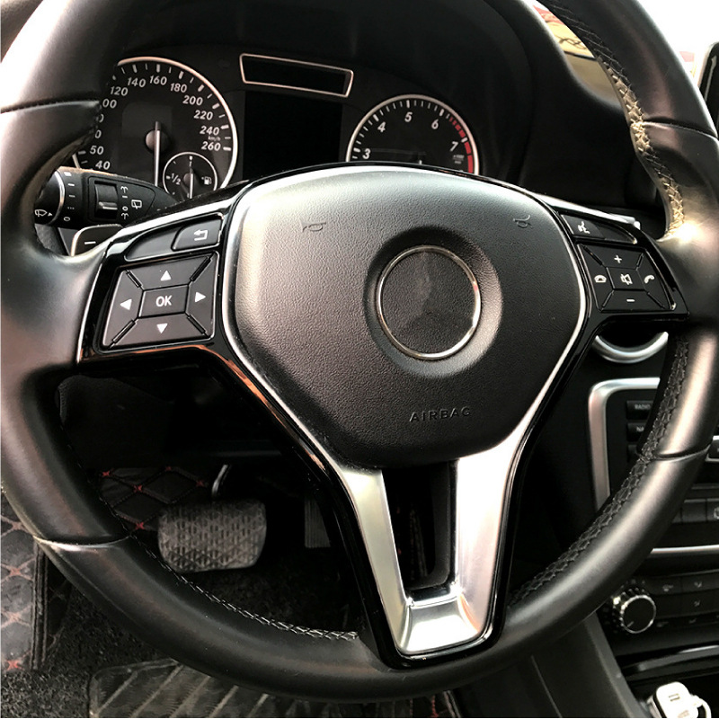 Aplicable al viejo Mercedes-Benz Clase A Clase B Clase C Clase E GLA CLA GLK CLS-Class volante marco decorativo