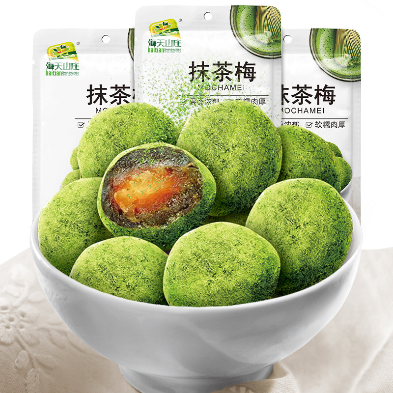 Haitian Shanzhuang Matcha Plum Sweet and Sour Candied Fruit Dried Plum Plum Green Plum Casual Snacks