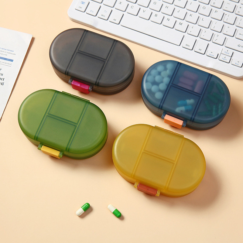 Travel Small Medicine Box with Multiple Compartments, Portable Jewelry Box with 6 Compartments, 7 Compartments, Long Strip, 2 Layers, 8 Compartments for Portable Storage Travel Small Medicine Box with Multiple Compartments, Portable Jewelry Box with 6 Compartments, 7 Compartments, Long Strip, 2 Layers, 8 Compartments for Portable Storage