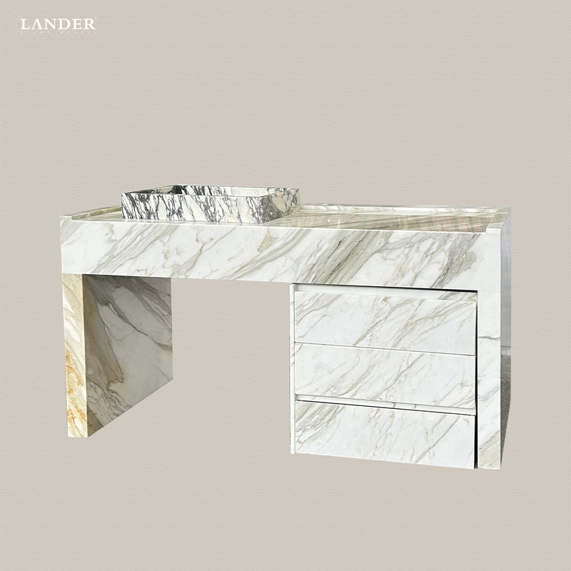 Fish Maw Gold Integrated Bathroom Cabinet Luxury Light Luxury Style Bathroom Basin Advanced Texture Bathroom Home Decoration Tooling