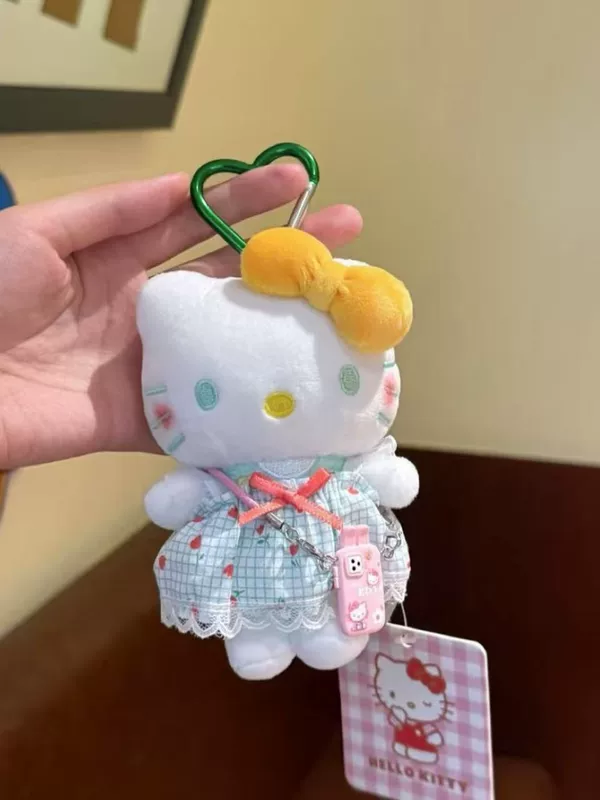 Hello Kitty, Hello Kitty, оригинальный классический рюкзак, мультяшная милая подвеска, плюшевый брелок, кукла