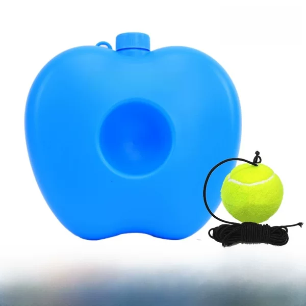 Tennis Trainer Base Single Playing with Line Leather Band Rope Rebound Fixed Novice Beginners Practice Tiktok Explosions