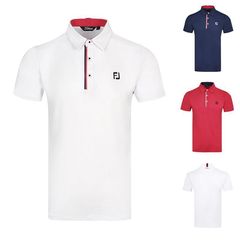 Tate Golf Clothing メンズ ポロシャツ ジャージ 通気性 半袖 速乾性 吸汗性 スポーツ Tシャツ