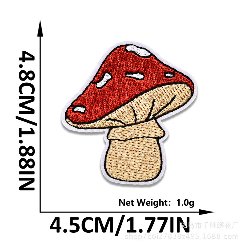刺繍布ステッカーキノコシリーズ縫製不要の衣類アクセサリーおもちゃ装飾 diy 刺繍ステッカー厳選されたスポット卸売|undefined
