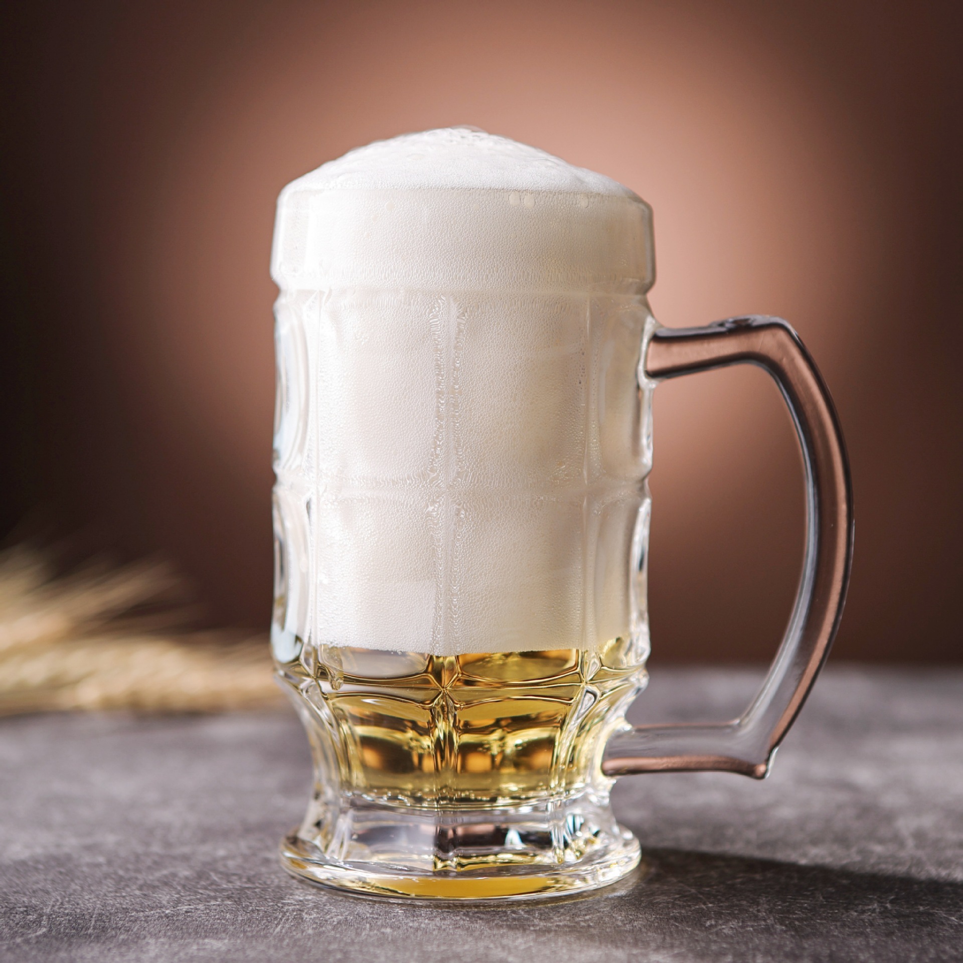 Tazas de cerveza de trigo alemanas restaurantes de cerveza creativas caseras de cerveza de vidrio de hotel impresión logotipo de tazas de bebida