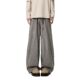 American Style Relaxation Vertical Stripe Casual Pants for Men and Women Spring Lazy Wind Dipping Straight Pants Machete Wide Leg Trousers
