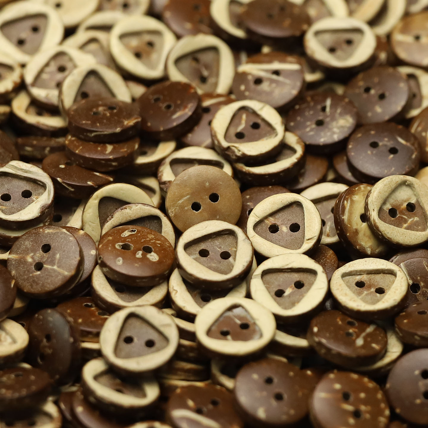 JULI Orange Botón de coco retro Camisa casual Suéter Cárdigan Botón decorativo Libro de cuentas de bricolaje Accesorios de joyería