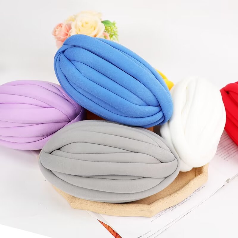 Algodón con núcleo, lana extra gruesa, lana islandesa súper gruesa, manta tejida a mano, nido de gato, almohada, cojín, alrededor de la cama del bebé