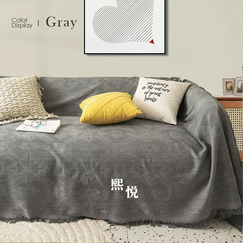 Cream beige non-slip sofa, internet celebrity