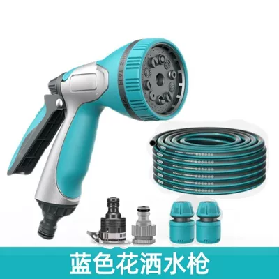High pressure car wash water gun, Suitable for car washing household - 5m-antifreeze-reinforced-hose-new-multifunctional-flower-watering-gun-connector