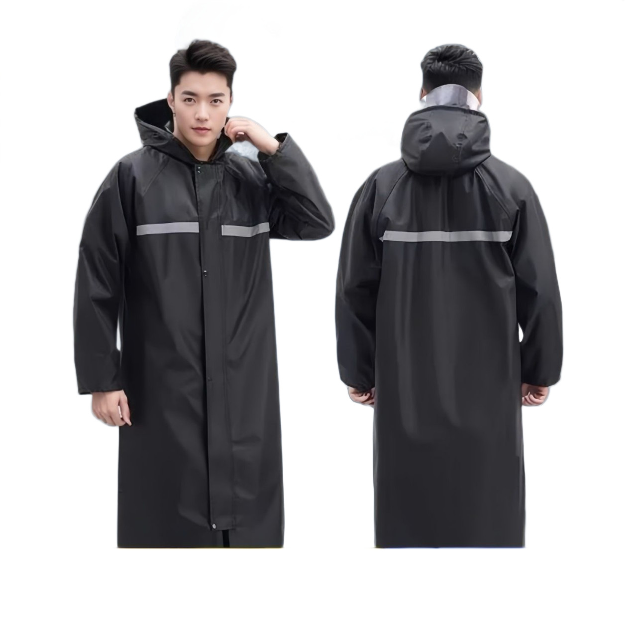 Capa de lluvia integral para motocicleta Capa de lluvia para automóviles eléctricos Capa de lluvia gruesa contra tormentas Capa de lluvia dividida hombre