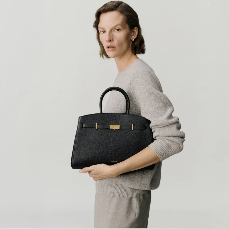 Demellier Handbag New Model Thehudson Cowhide Shoulder Crossbody Bag Large Capacity Commuter Tote Bag for Women