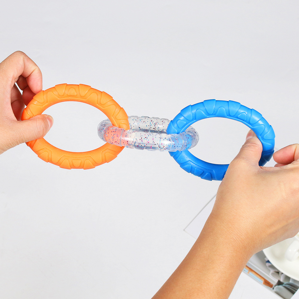 Juguetes para perros, mascotas resistentes a la mordida, dientes molares, anillo de tracción, juguetes para mascotas al por mayor, perros pequeños y medianos no pueden morder malos anillos de tracción.