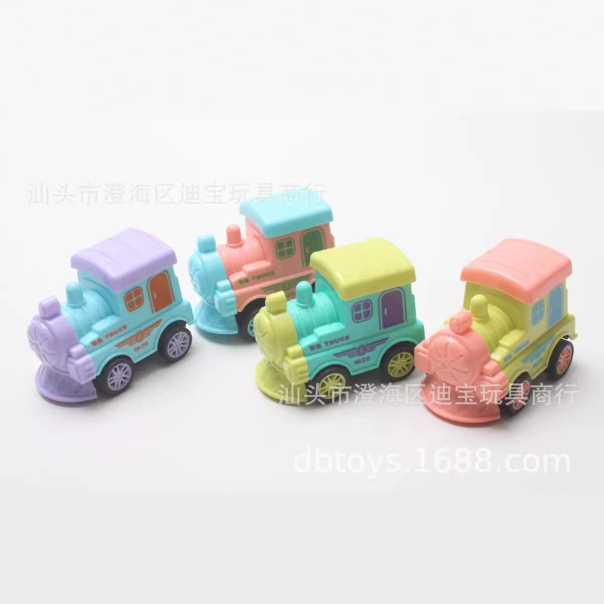 6cm Поезд с откатным механизмом 75 мм Игрушка Гача в подарок