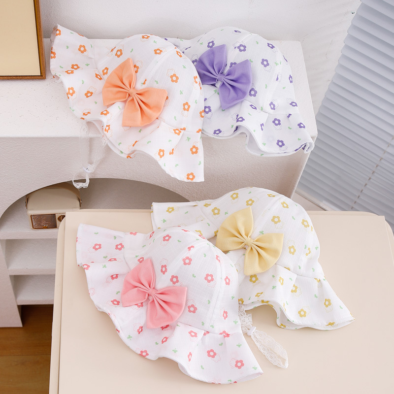 Sombrero de bebé sombrero de verano bebé princesa hermosa sombrero de sol sombrero de pescador sombrero de sol para niños pequeños sombrero de primavera y otoño