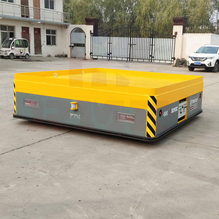 KPX蓄电池式摆渡平车电机驱动无轨电动平板车工位转运摆渡车