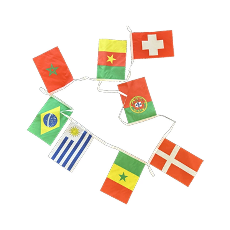 Greek bunting flags for bar decoration, Greek hanging flags, Greek tassel flags, polyester bunting flags