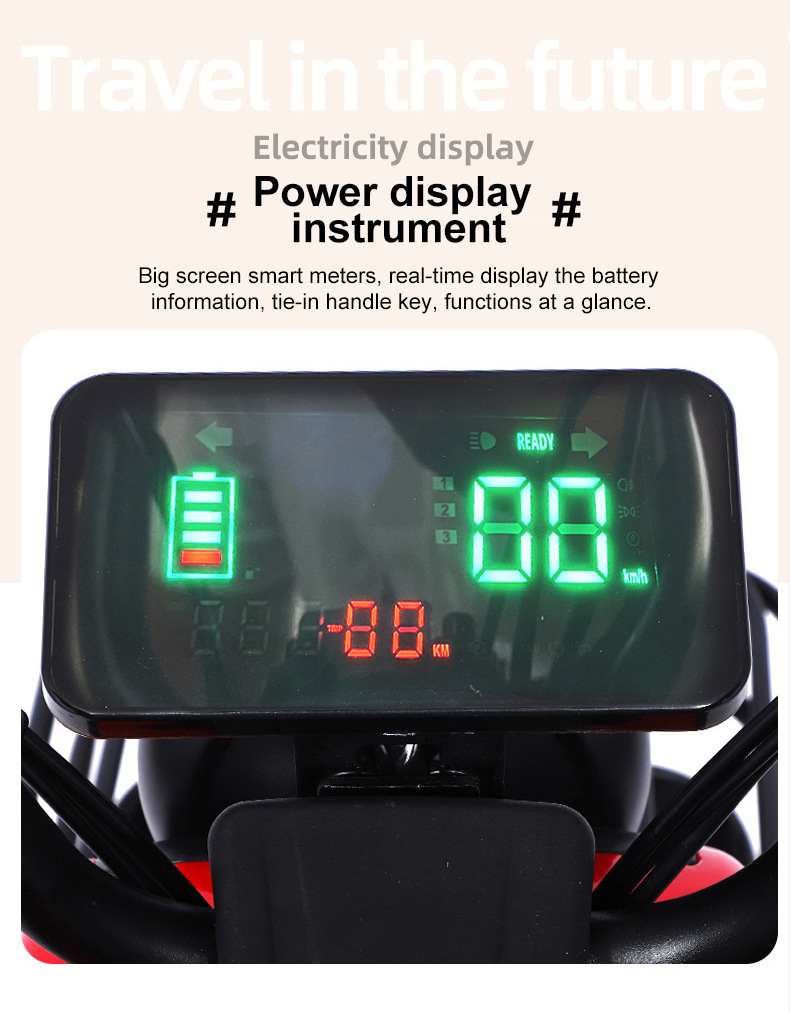 Long-Range Mobility Scooter Electric Tricycle