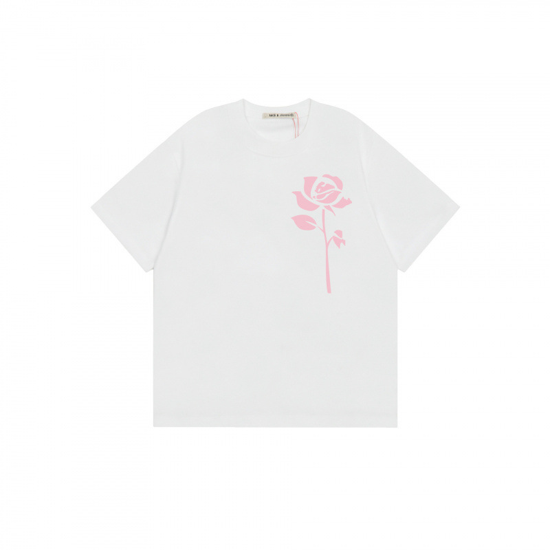 【カウンター品質】韓国マルディトレンドブランド半袖Tシャツリトルデイジードーマンプリントラウンドネックピュアコットンクロスボーダー|undefined