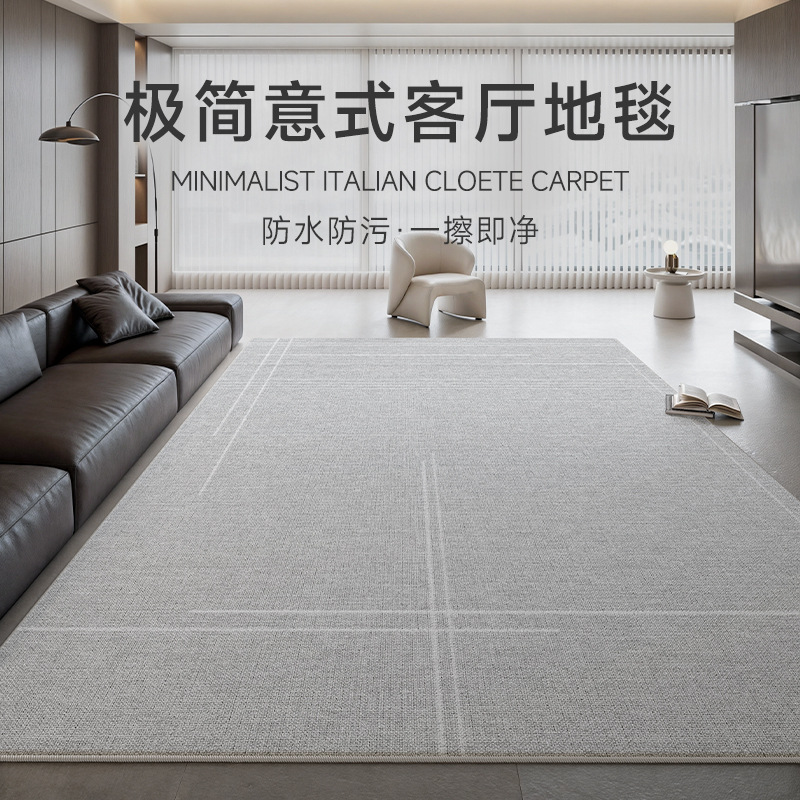 Minimalistic waterproof disposable erasable carpet for living room