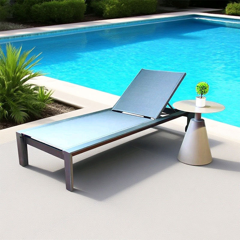 Silla de piscina al aire libre a prueba de agua al aire libre protección solar hotel villa patio jardín al aire libre silla de playa